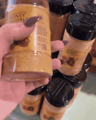 honey sugar crystals soothing lotus