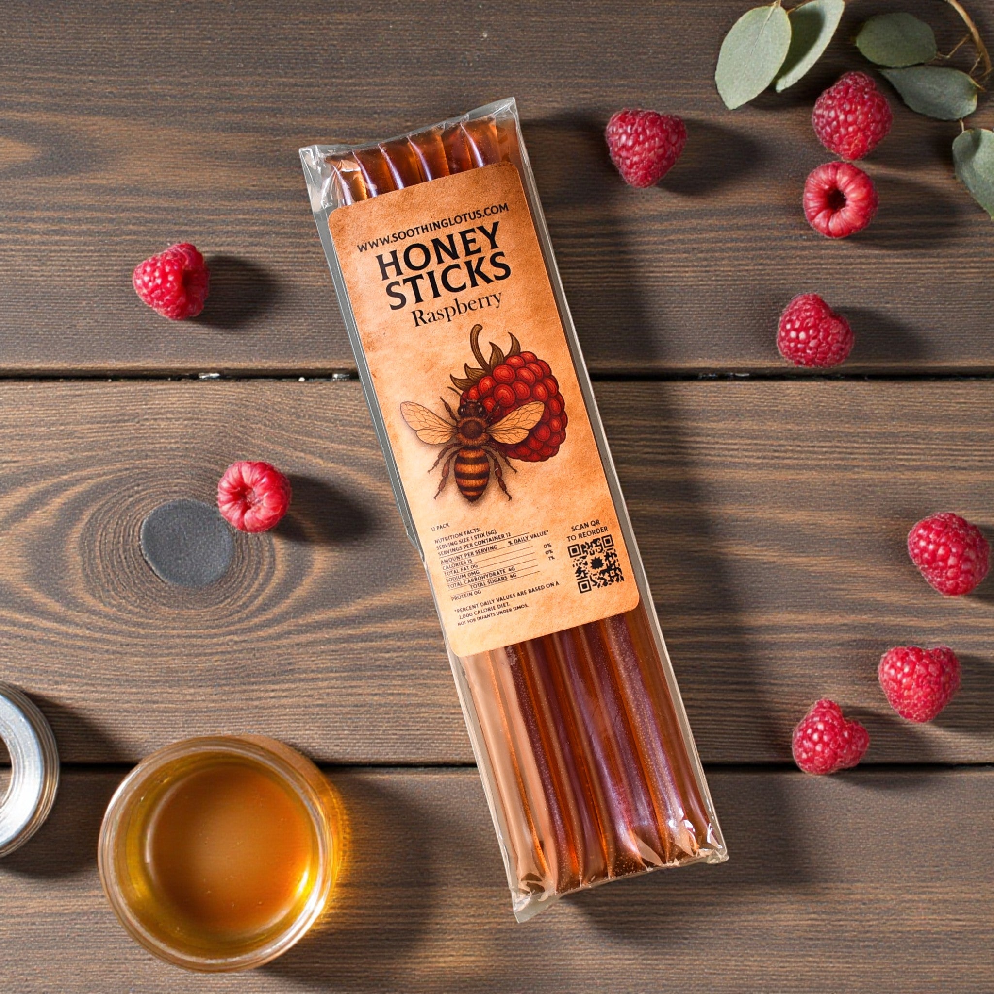 Honey Sticks - Raspberry – Soothing Lotus